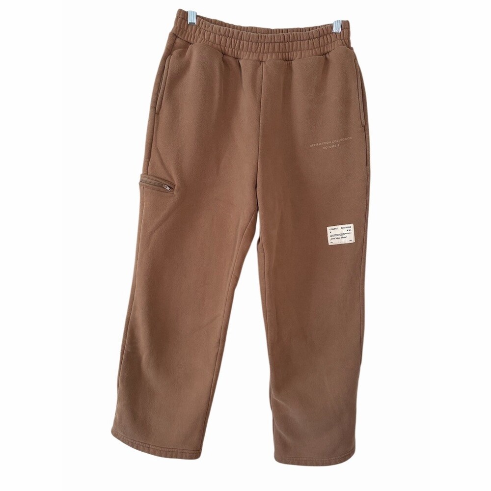 Comfrt Affirmation Collection Vol 9 Sweatpants Mens Size L Brown Joggers